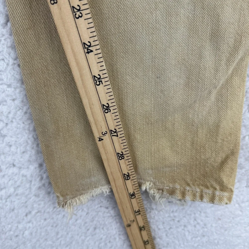 Denim & Supply Ralph Lauren Men's Slim Straight Jeans in Olive/Tan